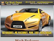 Tablet Screenshot of carwashdepot.net